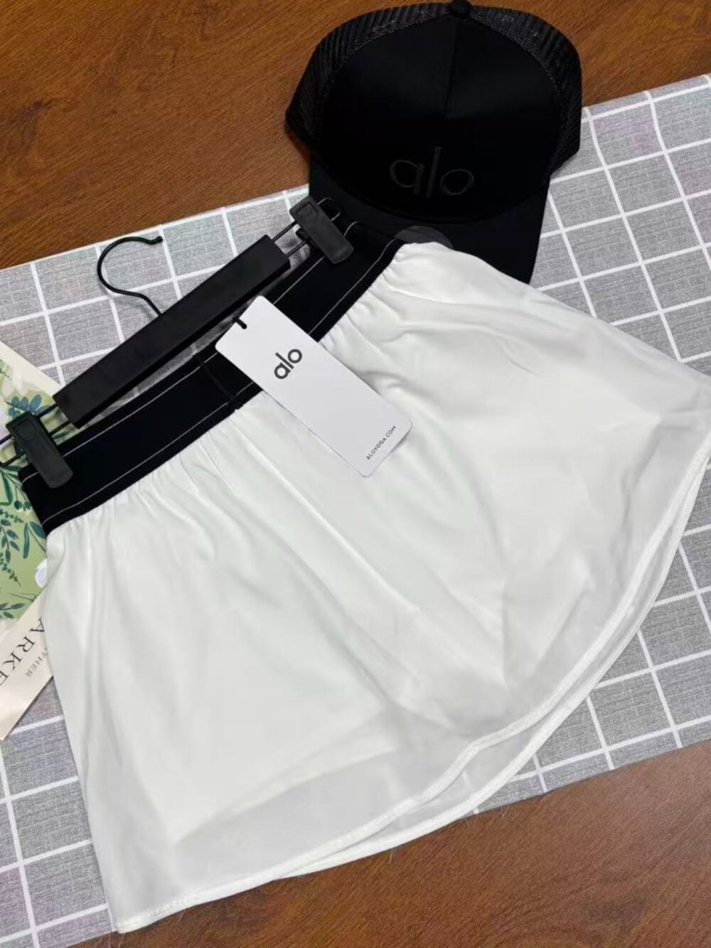 ⭐Brand new ALO Yoga Match Point Tennis Skirt White Sports Skirt High-Waisted - Picture 4 of 8